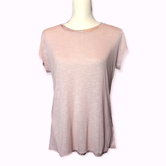Michael Stars Tops - Anthropologie Blush Pink Tee Size Large